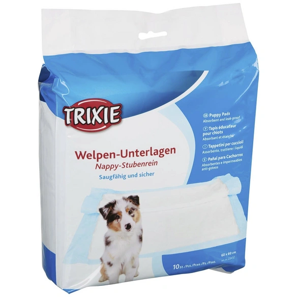 Welpenunterlage, Nappy-Stubenrein, weiß/blau