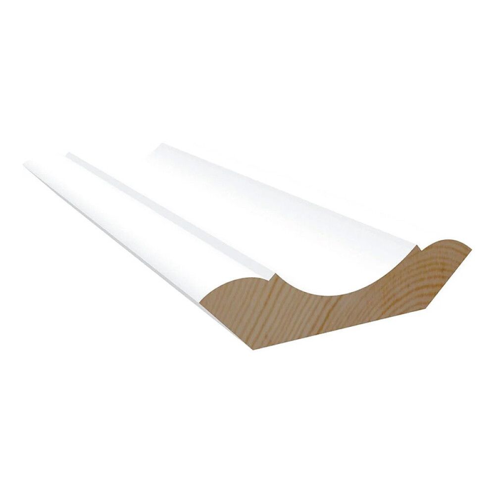 TAKLIST MOELVEN 15X58X4400MM HVIT