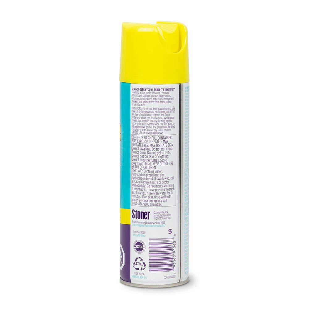 Invisible Glass Aerosol Foaming Glass Cleaner Spray, 539-g