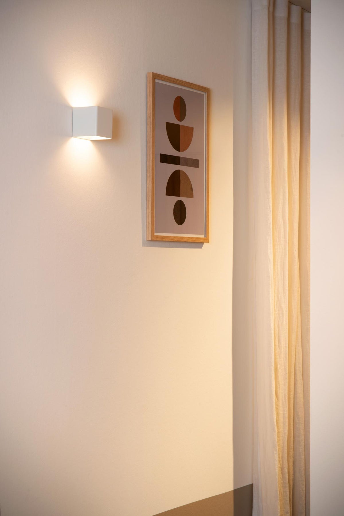 Lucide wandlamp VERTIGO - Geïntegreerde LED - Wit