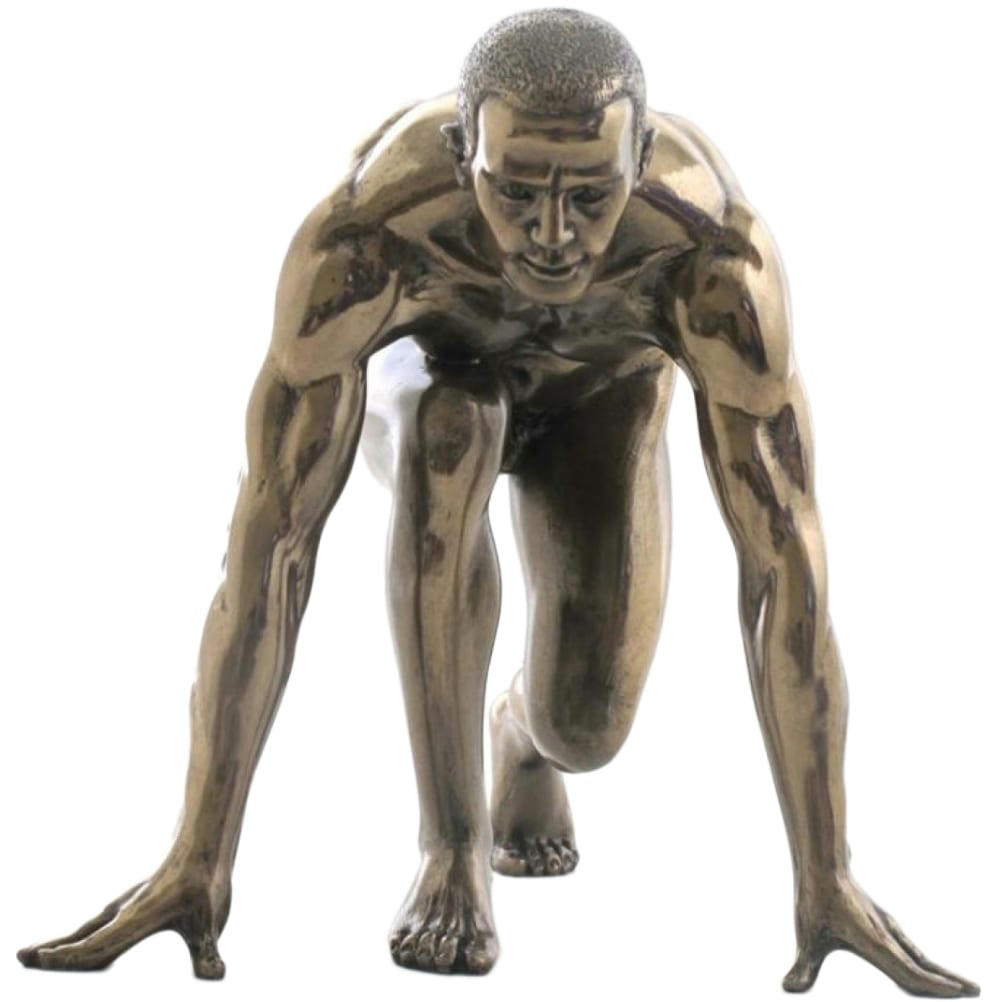 - Statuette en résine Homme nu 14 cm