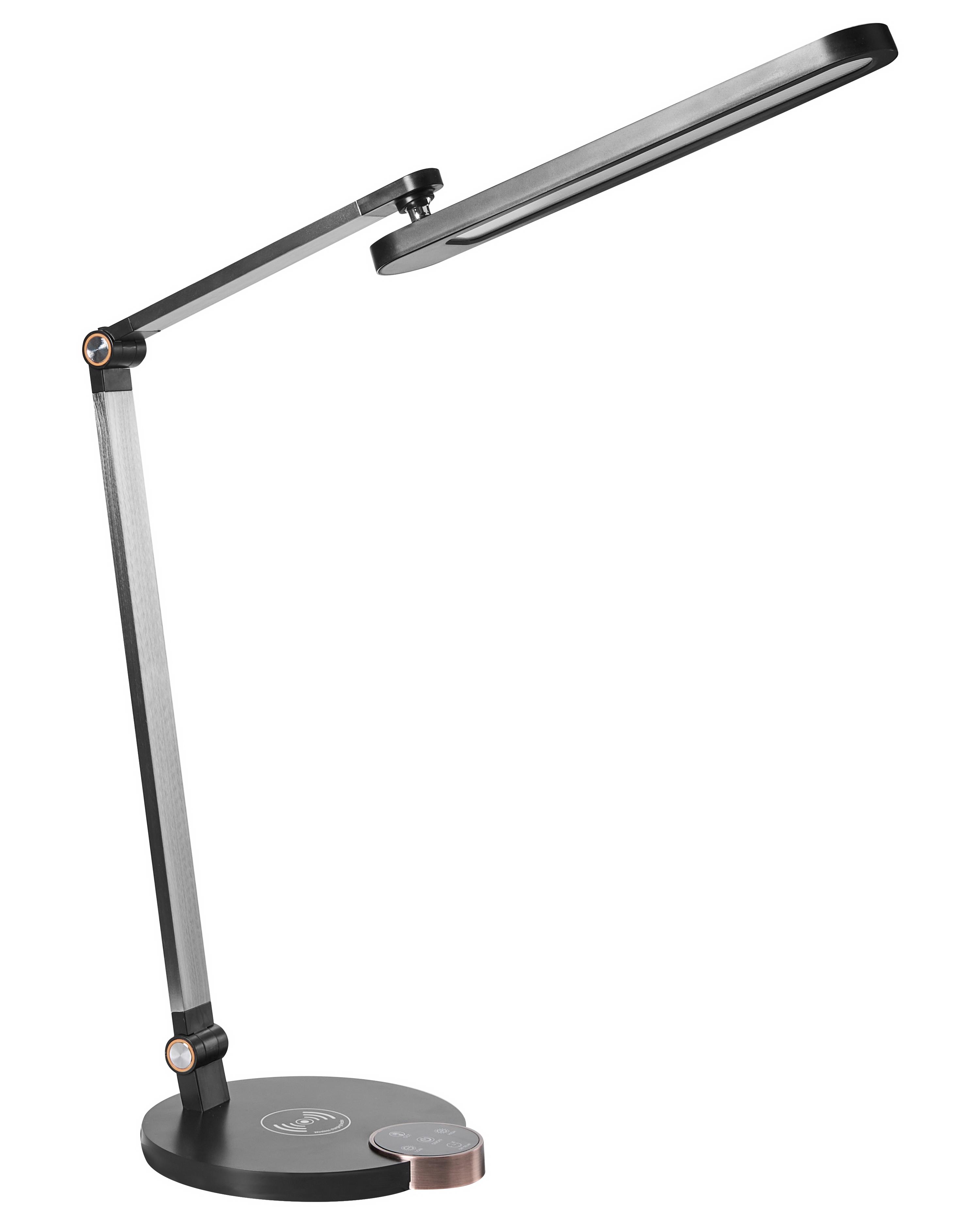 LED Desk Lamp CAROY with Wireless Charger Black
