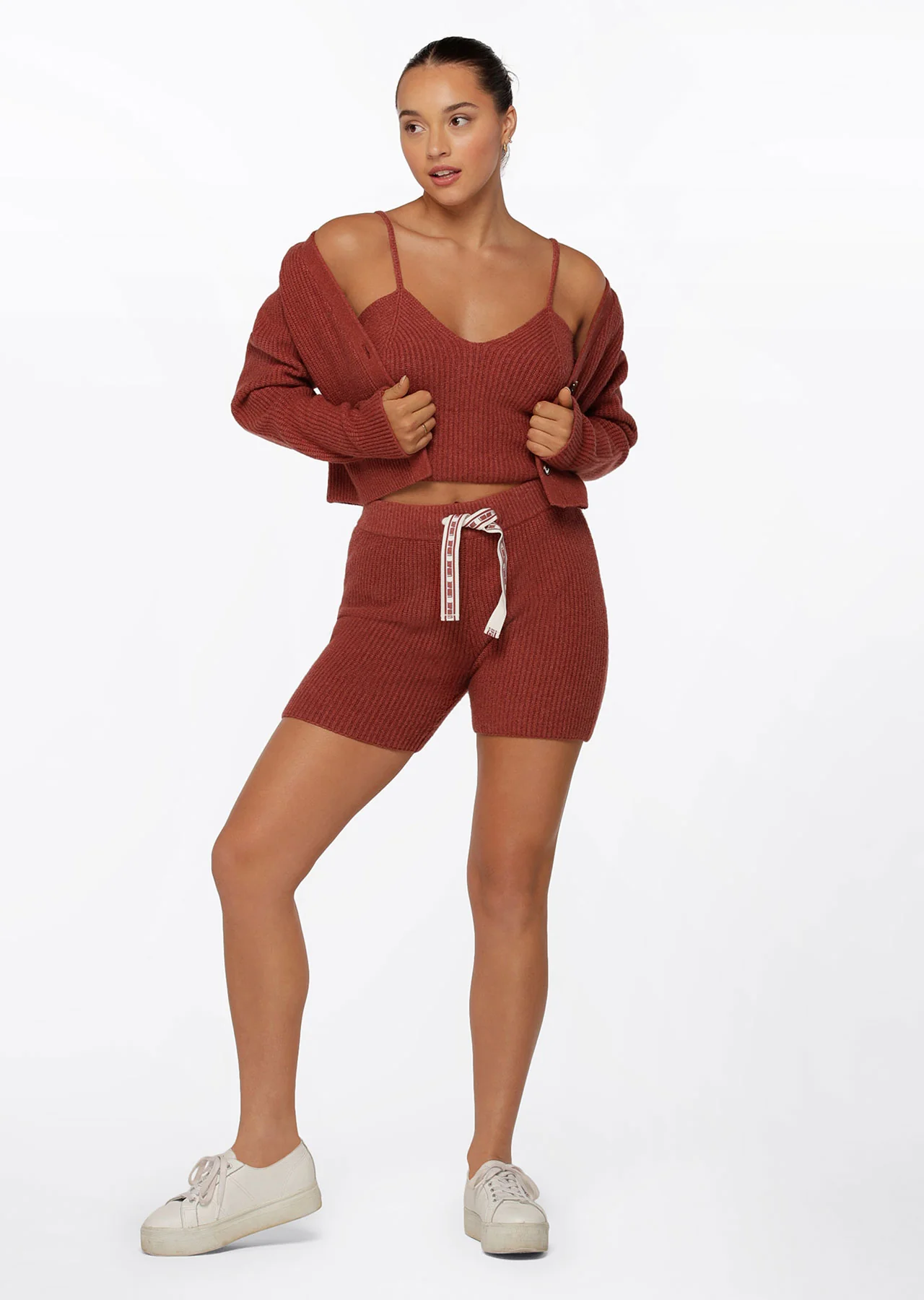 Merino Blend Knit Bike Shorts