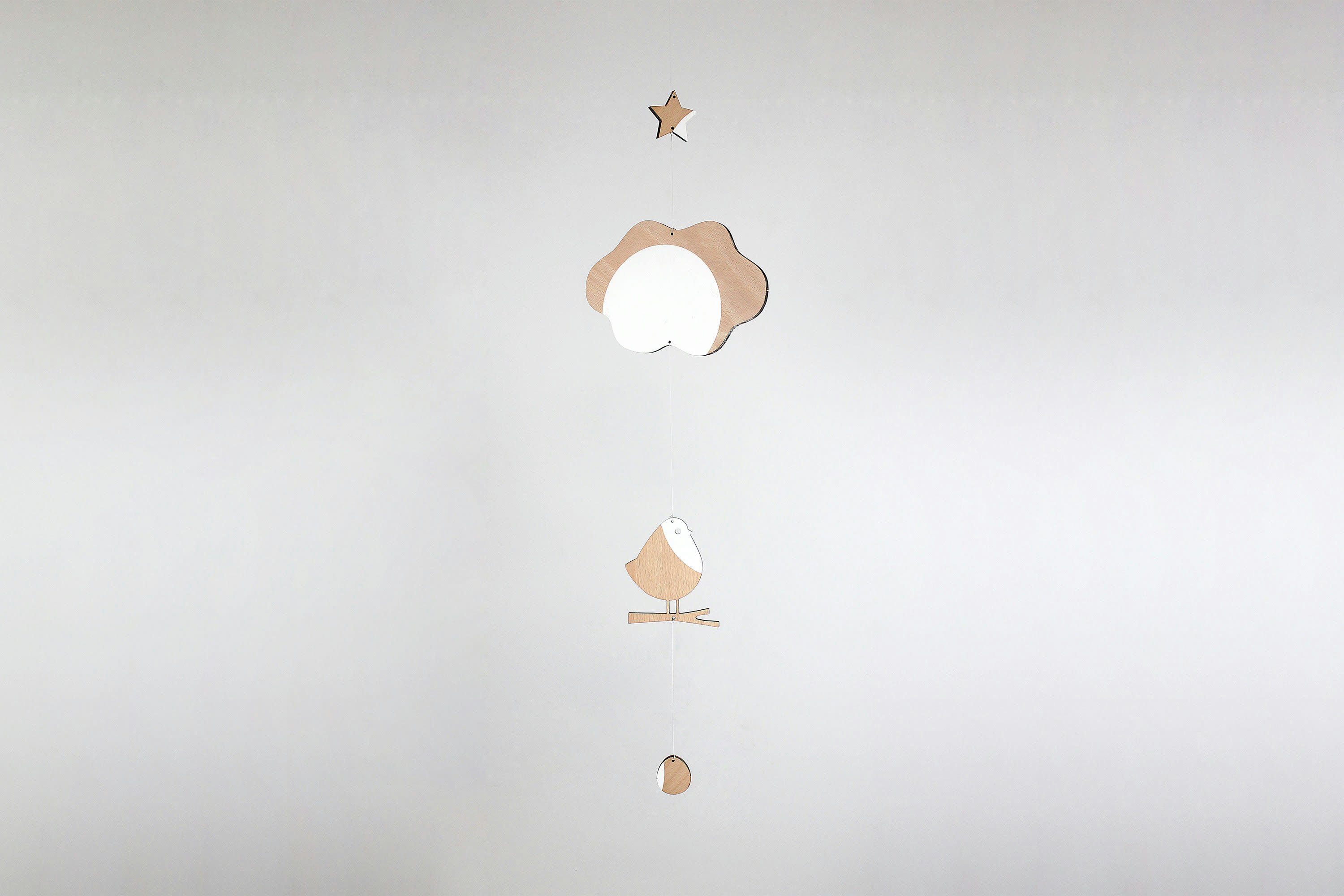 - l'Oiseau et le Nuage  mobile décoratif