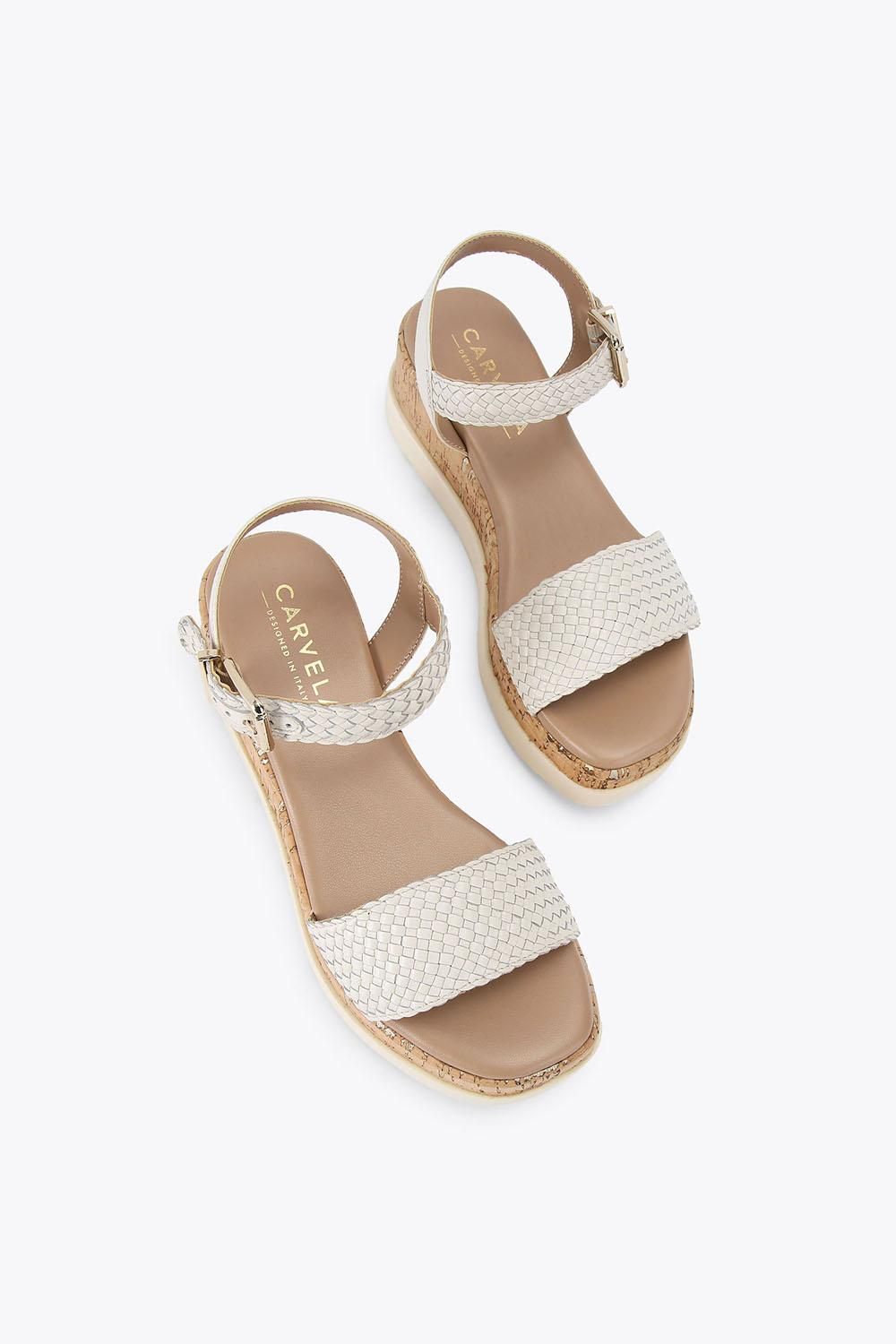 Carvela Serenita Weave Sandal' Leather Sandals