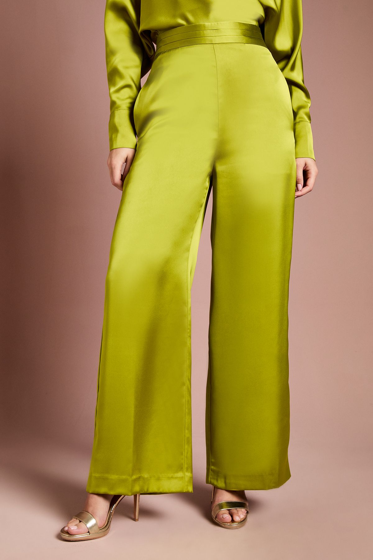 Coast Wide Leg Satin Trouser