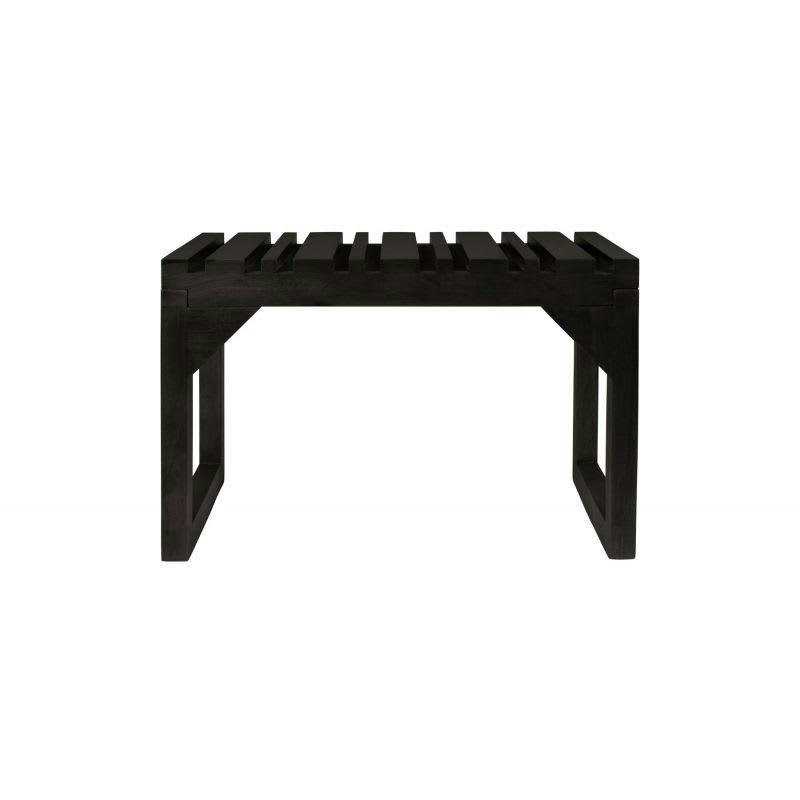 JAKUB - Banc en bois noir