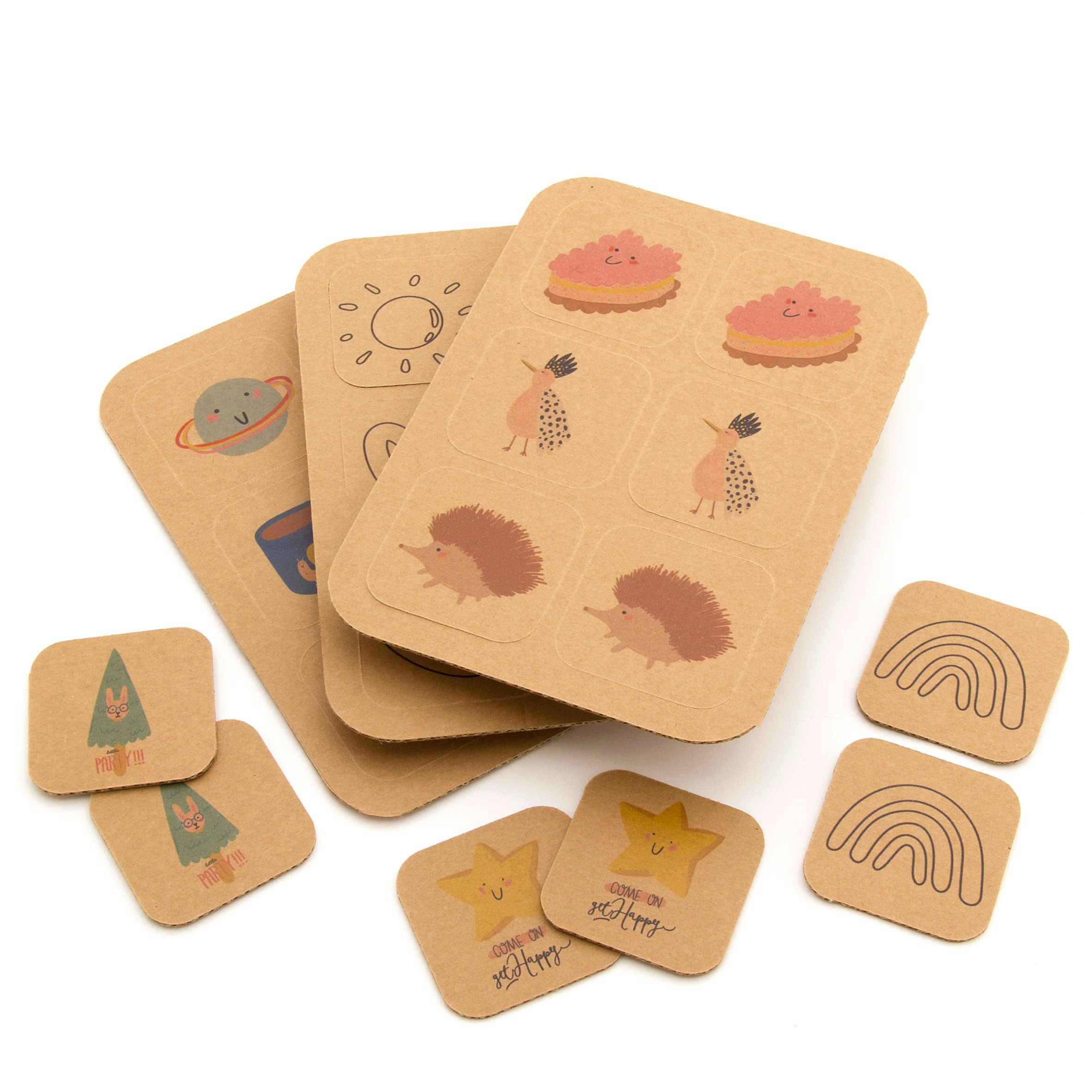 POCKET - Jeu enfant cartes mémoire en carton