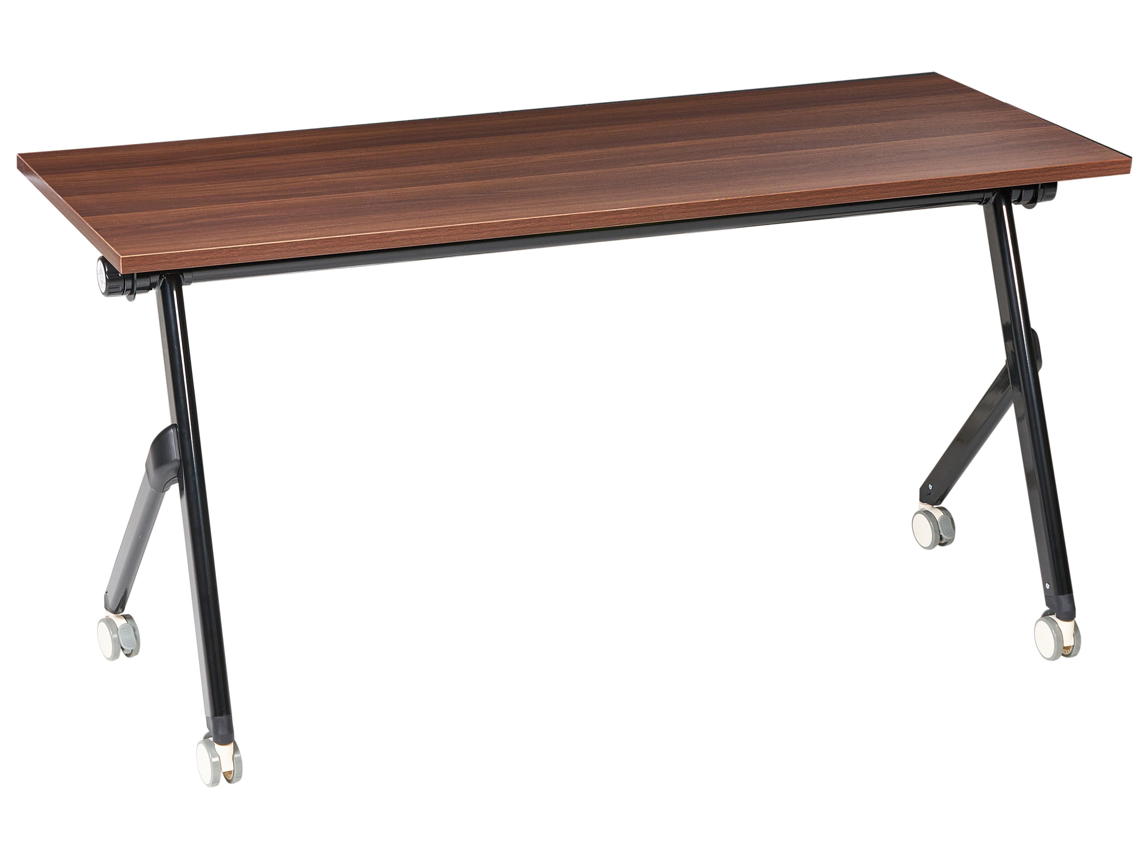 Foldable Office Desk BENDI Dark Brown 120 cm 60 cm