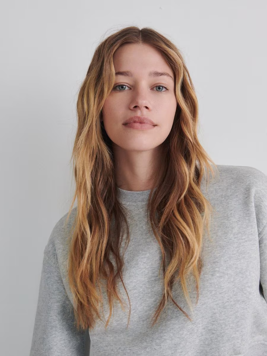 Cropped Cotton Rich Sweatshirt