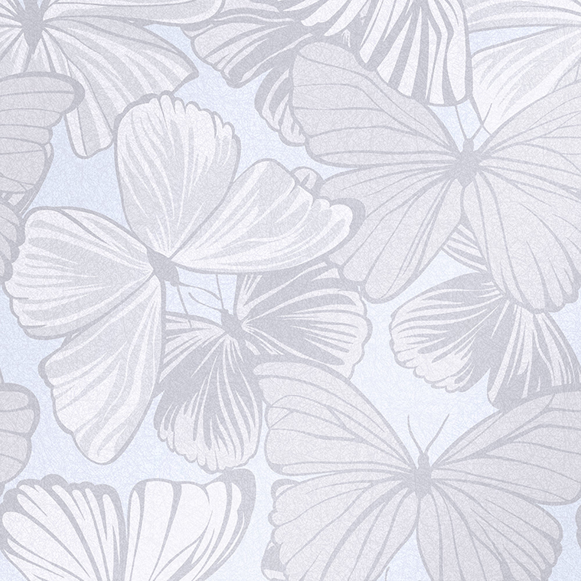 Laura Ashley Vliesbehang - Butterfly Garden Sugared Grey - Grijs - 10mx52cm