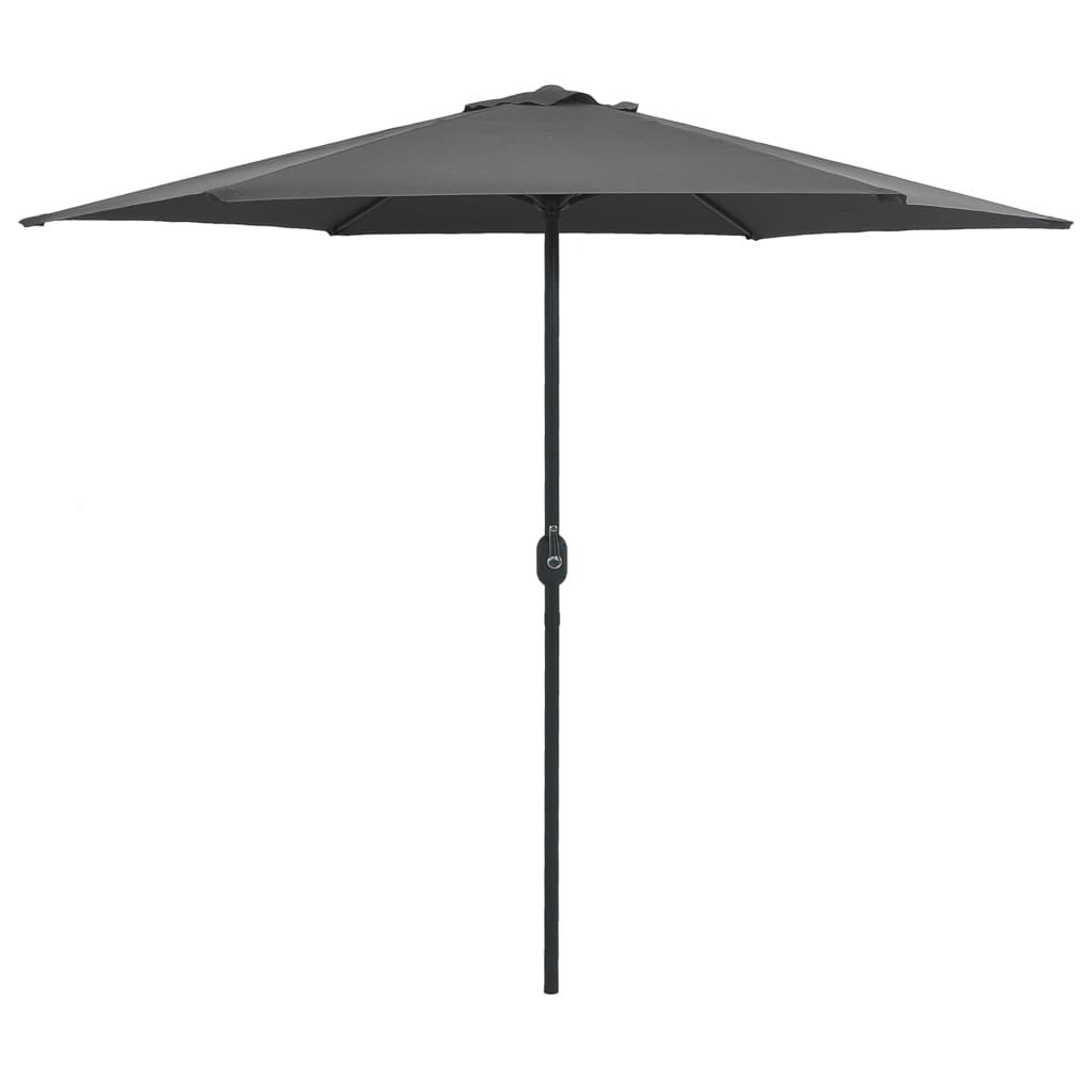 Parasol ogrodowy AntracytvidaXL