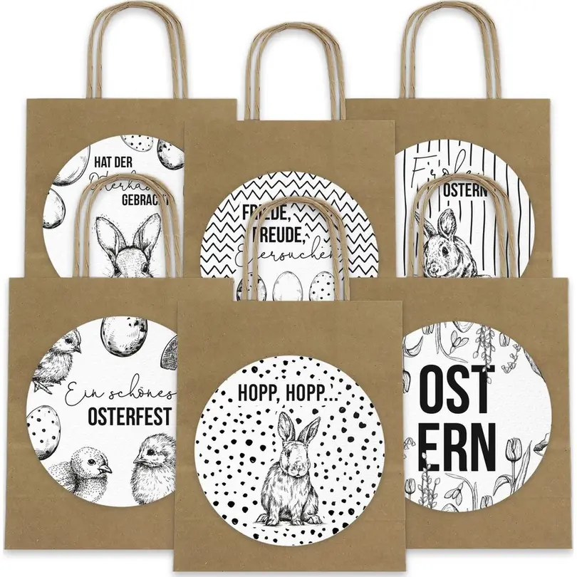 Bastelset Set bestehend aus verschiedenen Artikeln Ostertüten Henkel
