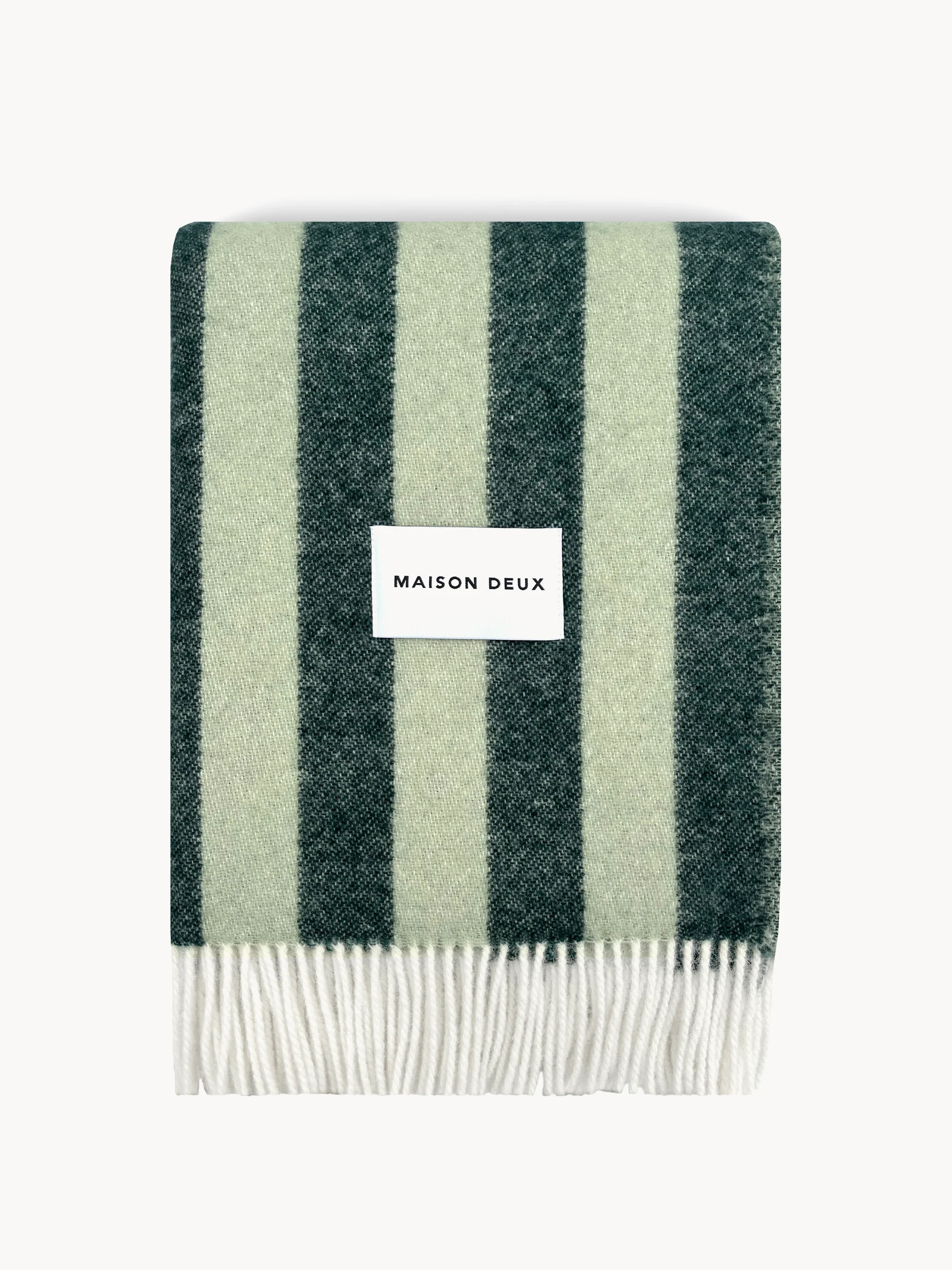 Gestreifte Wolldecke Candy Wrap