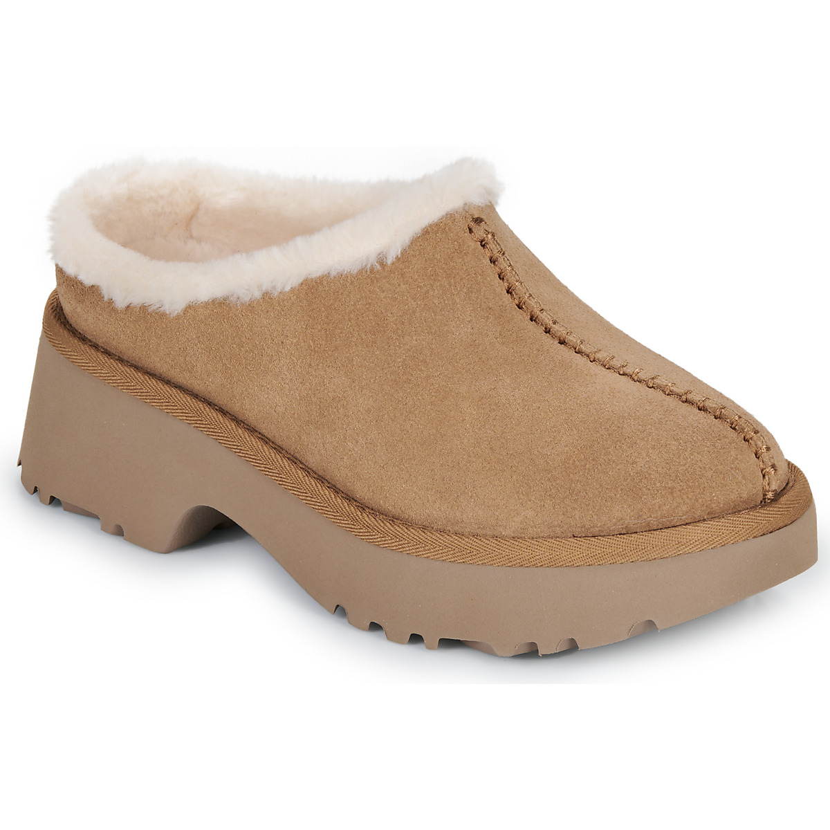 UGG - W NEW HEIGHTS COZY CLOG - Cognac