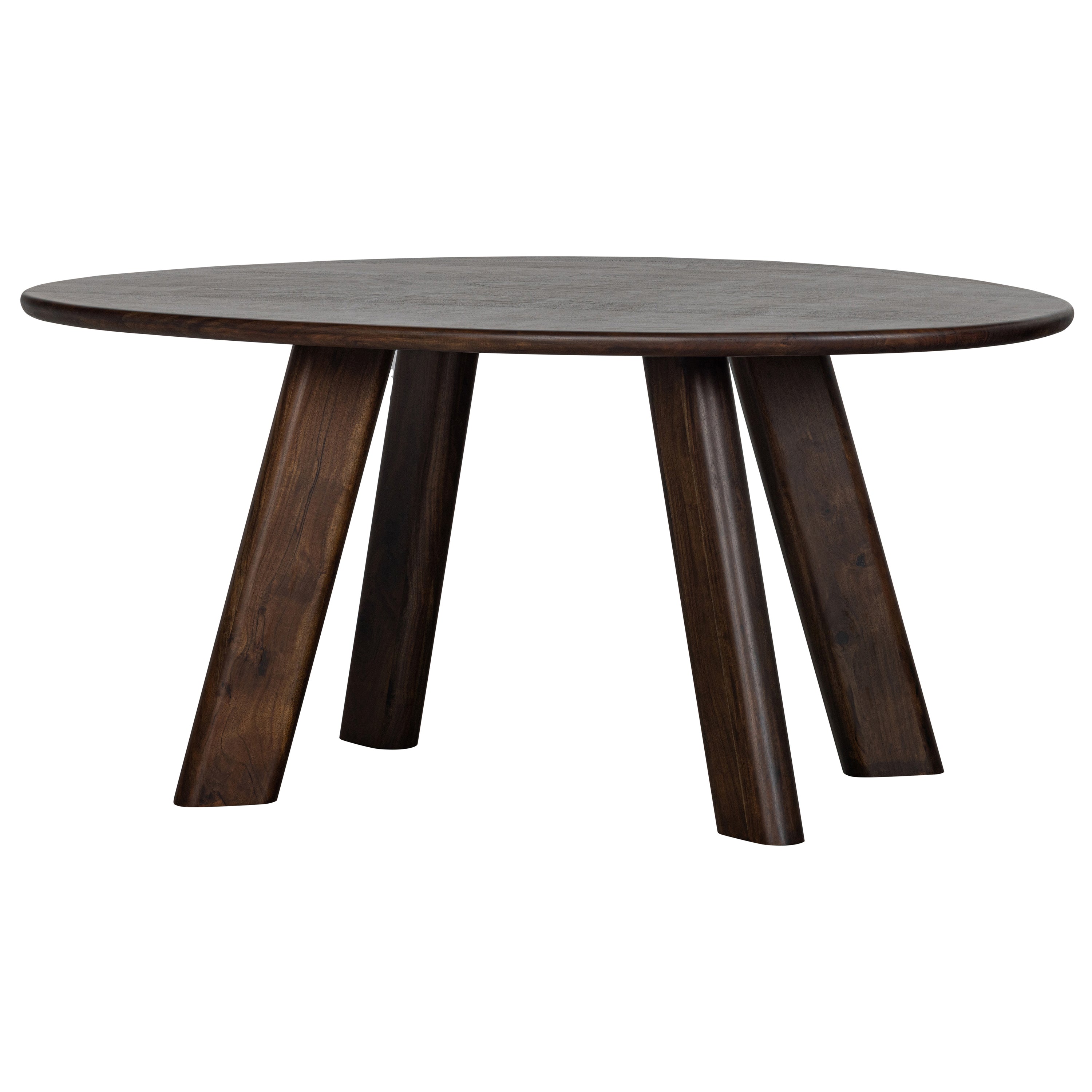 WOOOD Roundly Eettafel - B 160 x D 110 cm