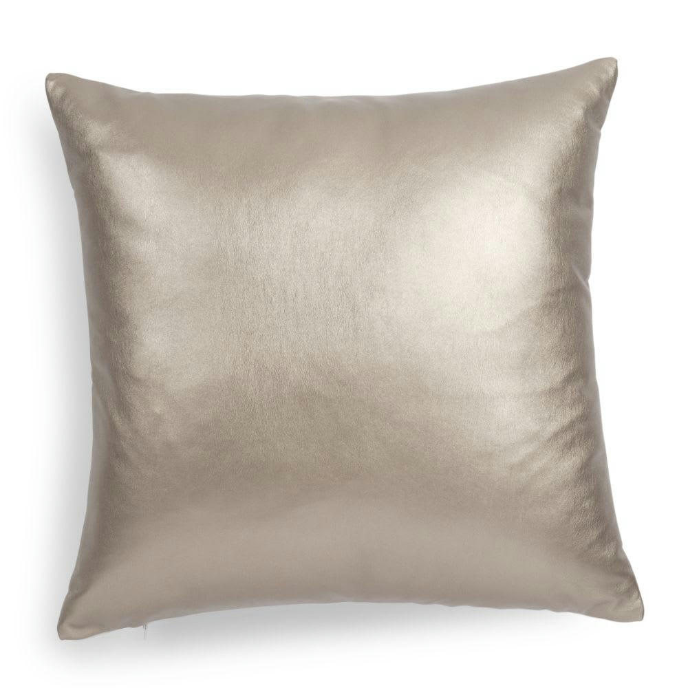 QUEENS - Coussin doré irisé 40x40