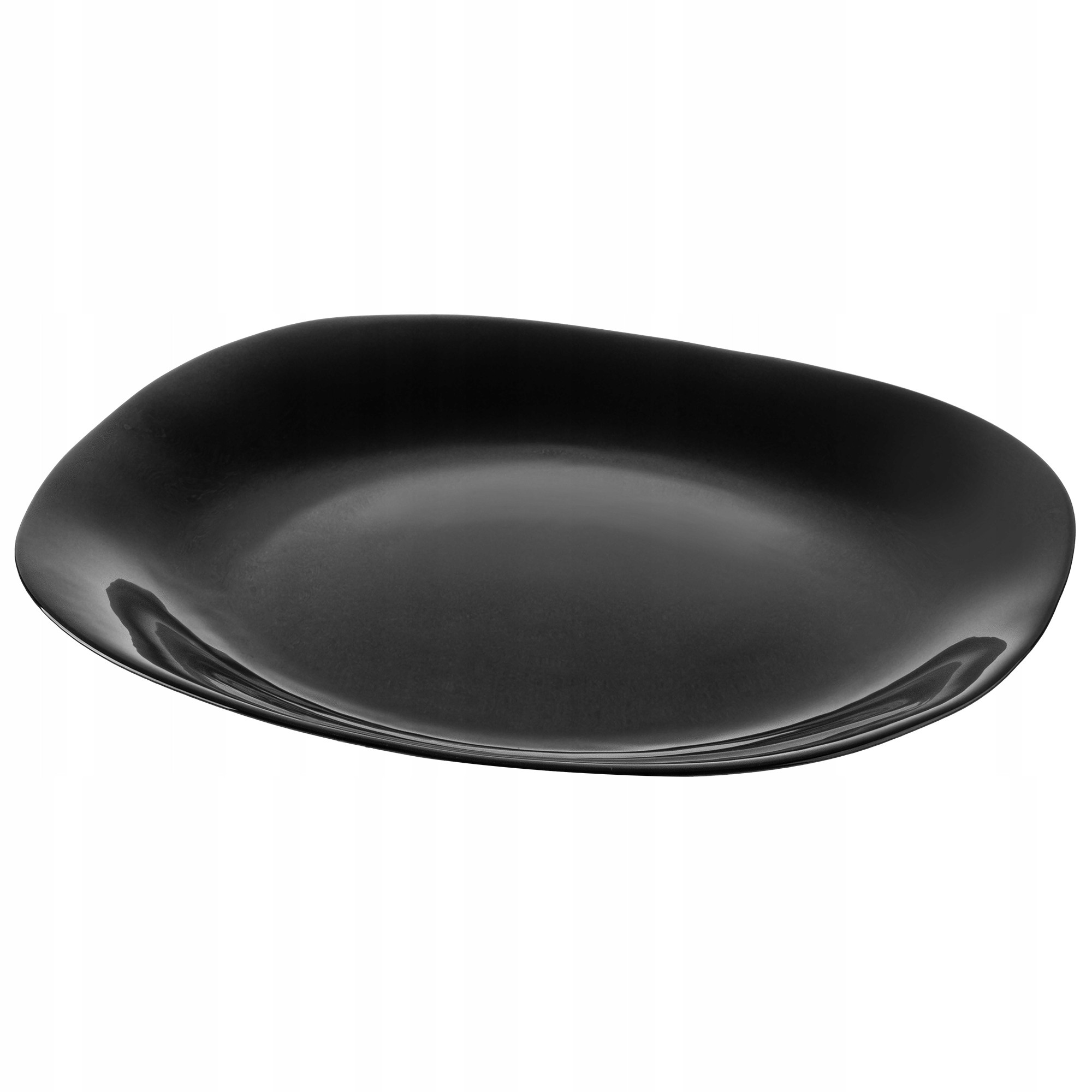 Talerz Obiadowy 28cm Płytki Czarny Talerze 6szt