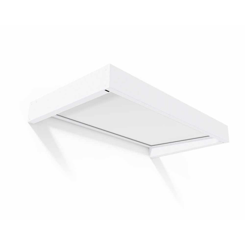 Marquise de porte Sophia blanche 160 x 95 cm CANOPIA
