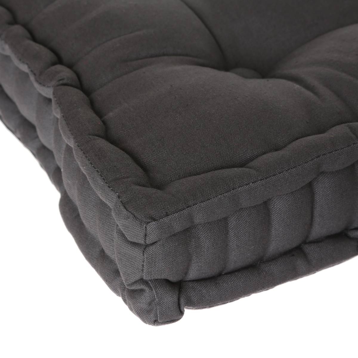 Floor cushion Slate grey, 40x40 cm