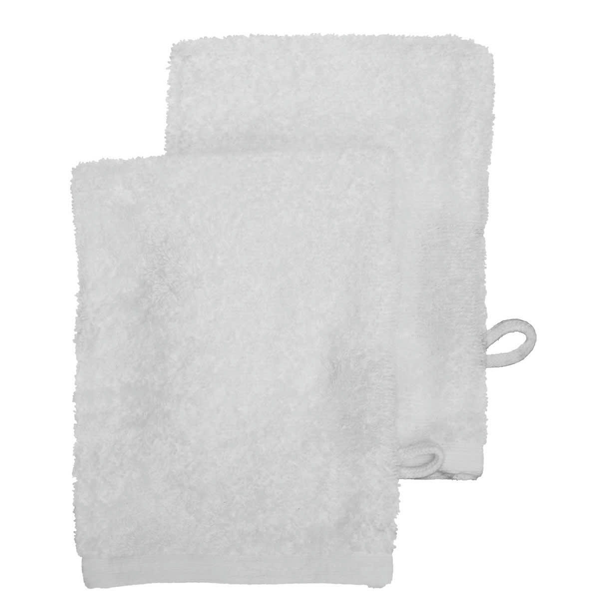STUDIO - Lot de 2 gants 500 gr/m²  blanc 16x22 cm
