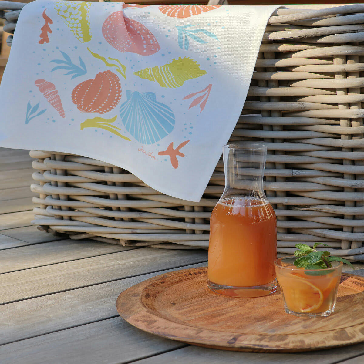 KOADRO - Essuie-mains coton blanc 45x60 cm