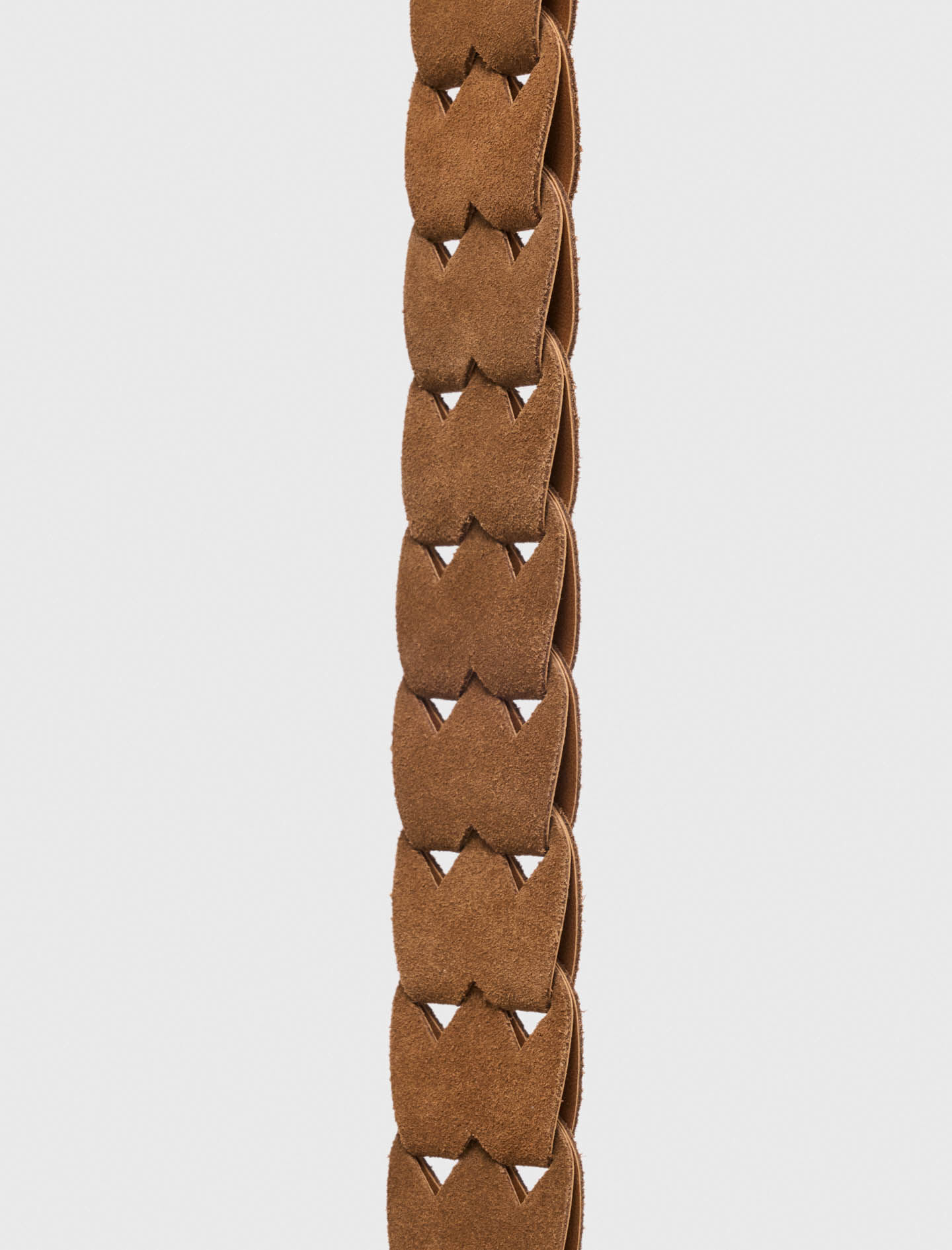 Ceinture tressée en suède