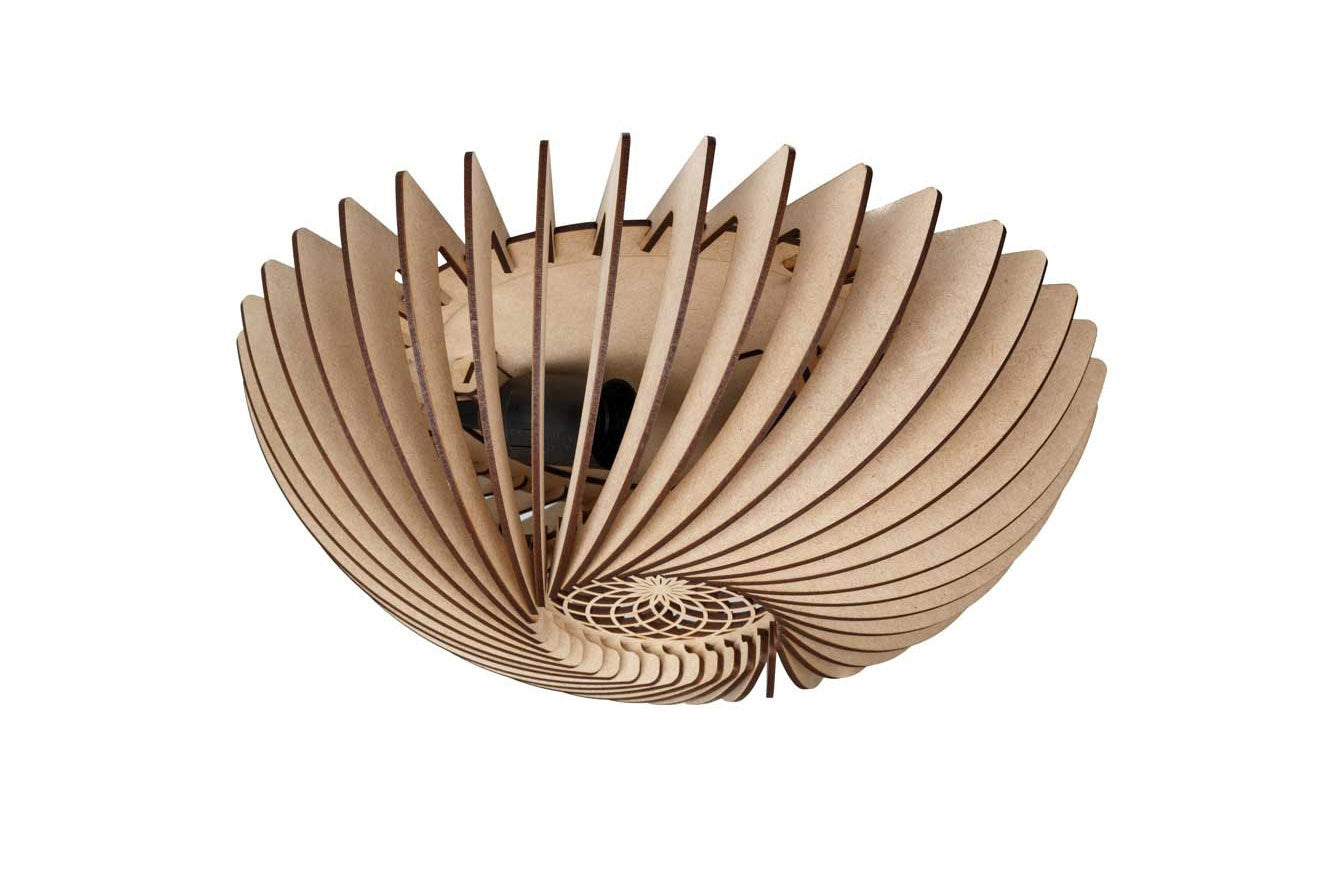 Blij Design plafondlamp Orb - 2 lichts - 36 x 13  cm - beige