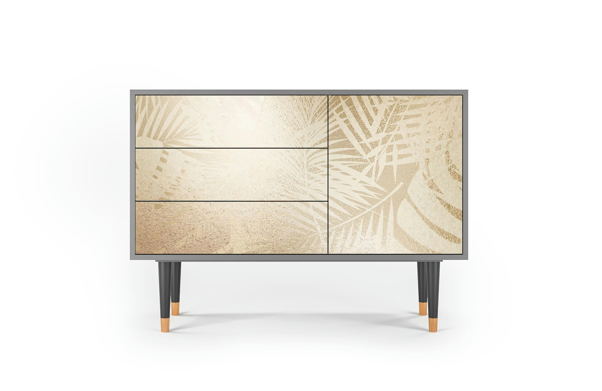 PLANT OF THE DESSERT - Buffet  sable 3 tiroirs et 1 porte L 115 cm