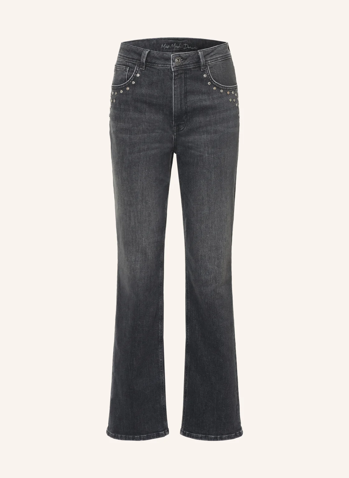 MOS MOSH Straight Jeans MMRACHEL mit Nieten