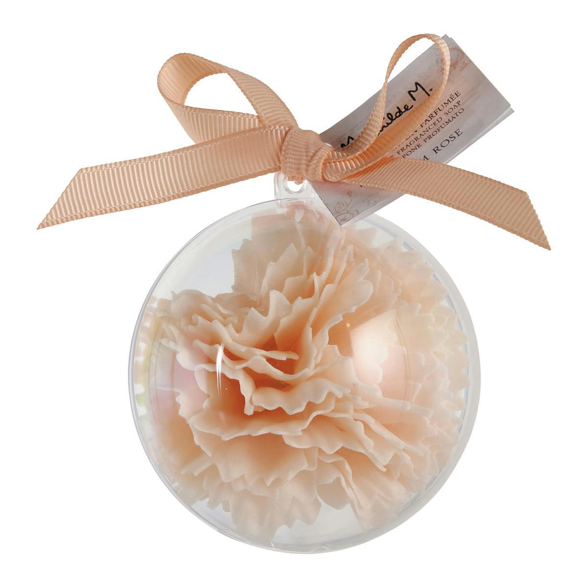 - Boule de savon Œillet nude parfumé - Parfum Rose