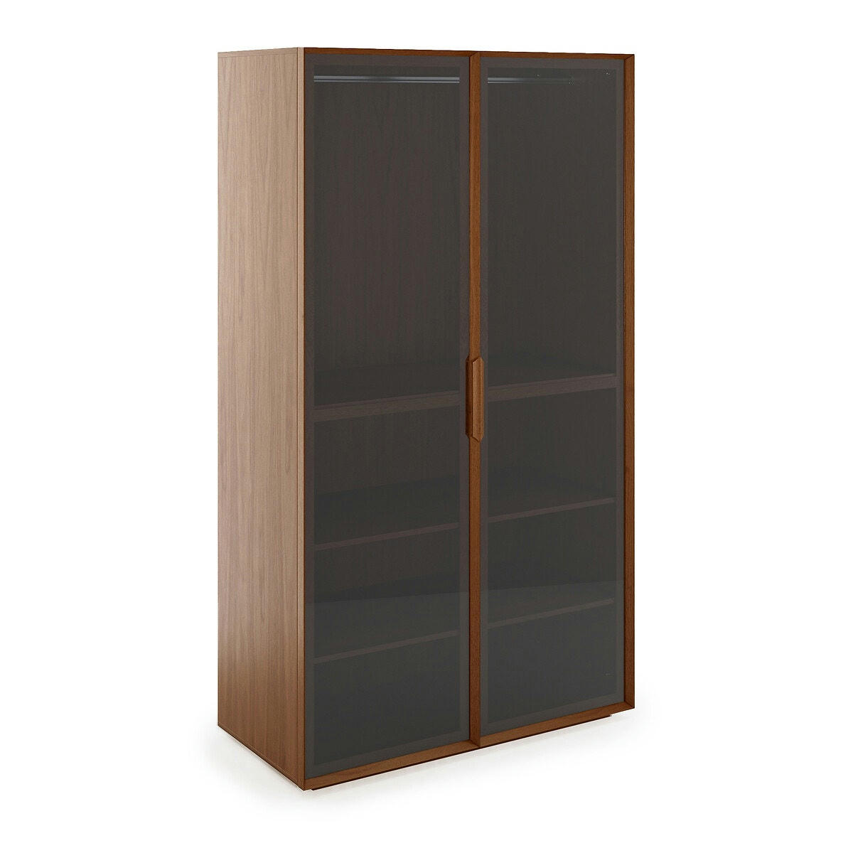 Caisson pour dressing plaqué noyer L120cm, Johanez