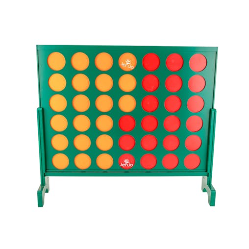 Giant Four In A Row (Biggest in Australia!) Green Wooden 120 x 123cm Jenjo Games