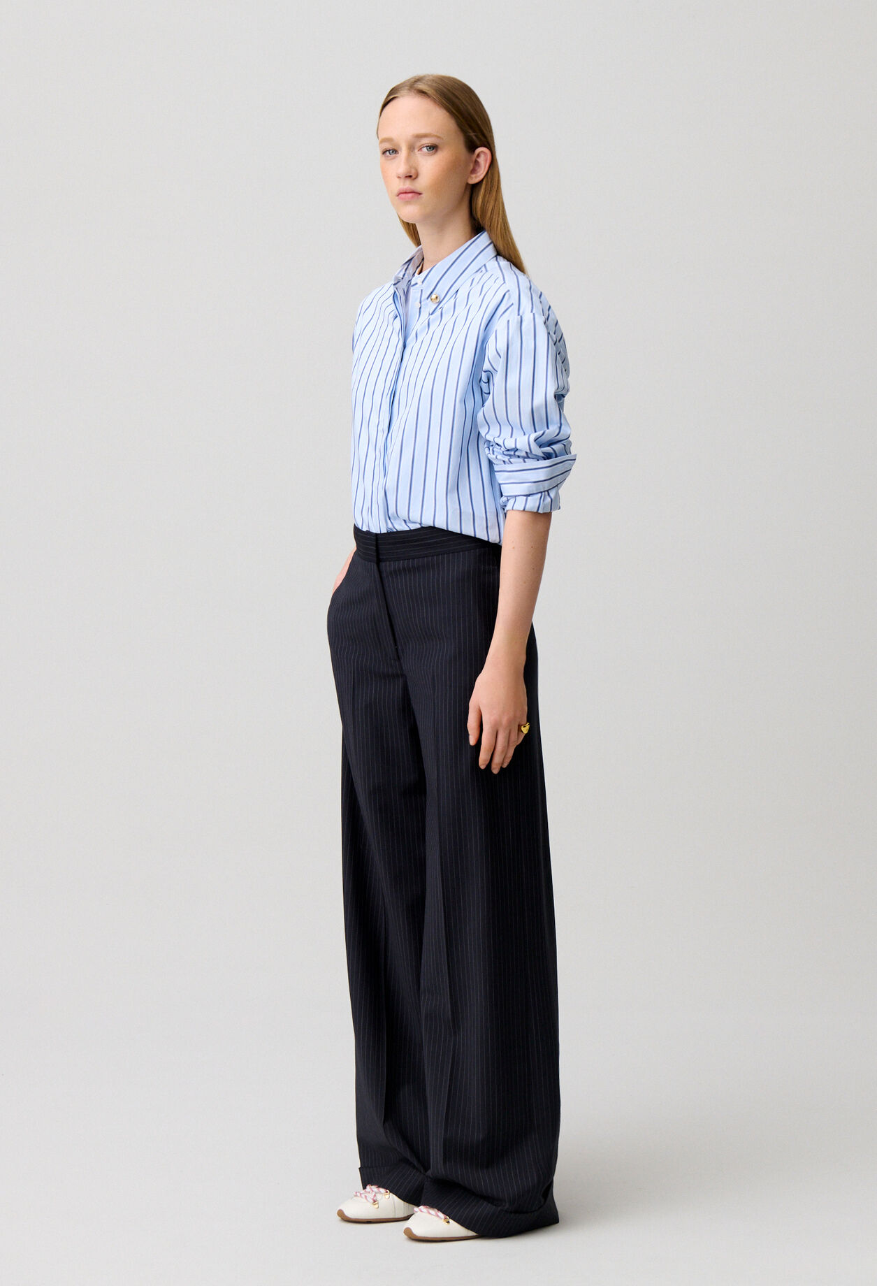 Chemise oversize rayures