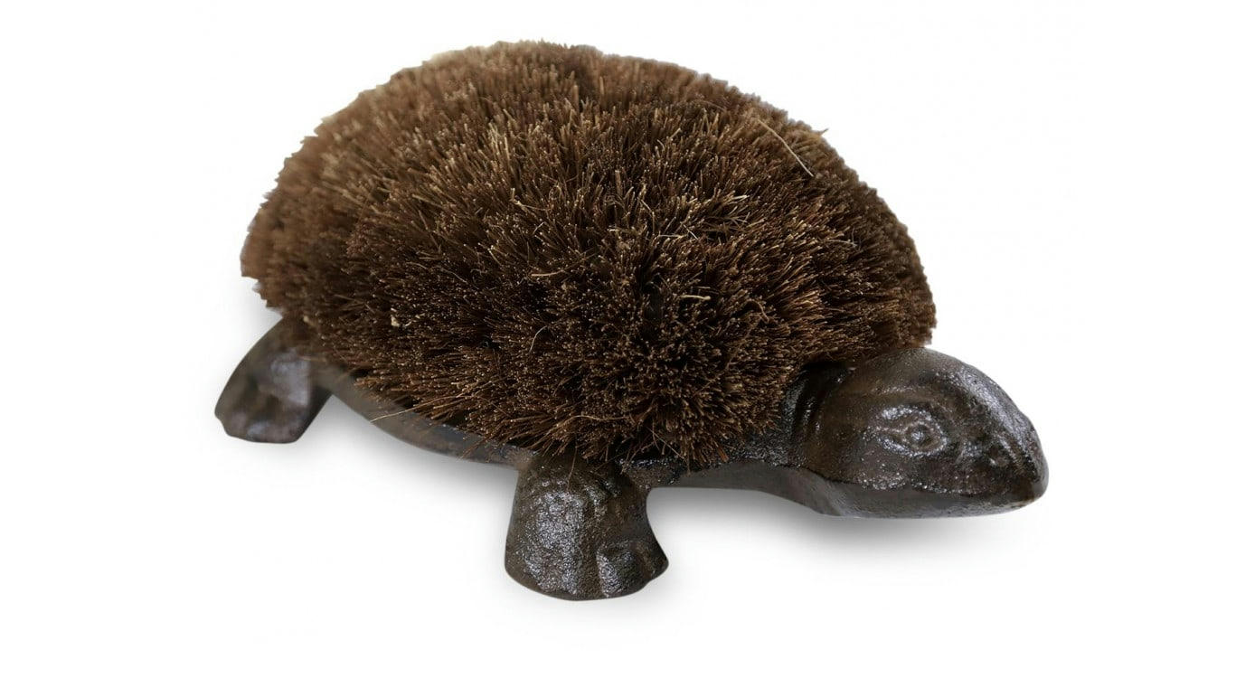 - Gratte-Pied Fonte Marron 30x18.5x13.5cm