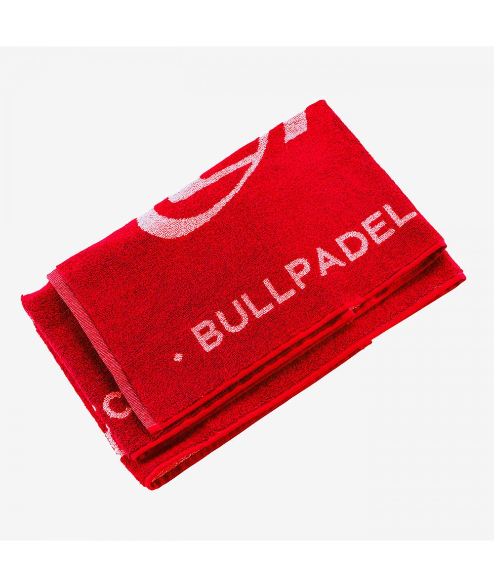 TOALLA BULLPADEL BPTOWEL 100X50 ROJO
