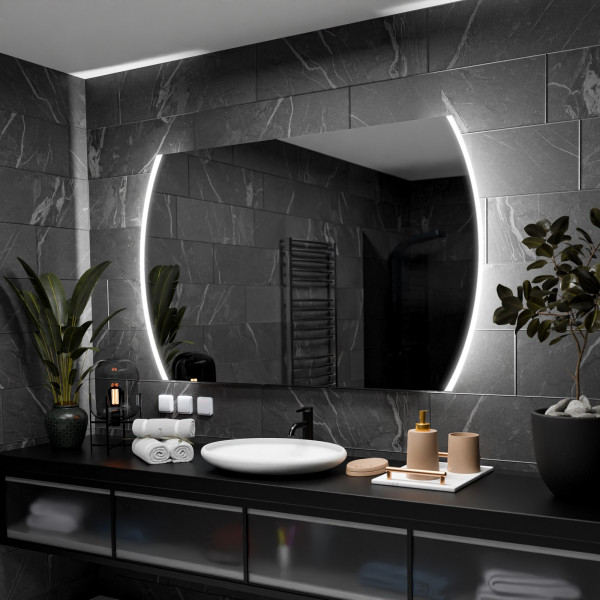Lustro Podświetlane Led Baltimore - 80Cm, 50Cm