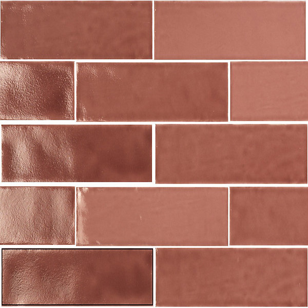 carrelage imitation zellige 7,5x30 cm CELESTE CORAL