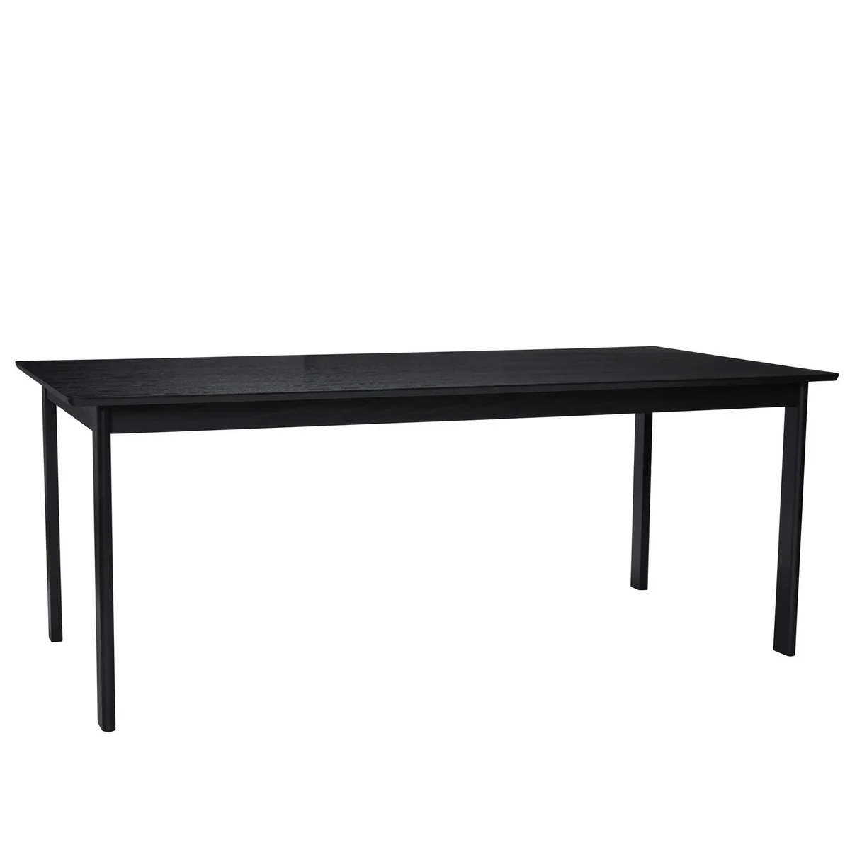 Hübsch Interior - Dapper Esstisch, L 195 cm, Esche schwarz