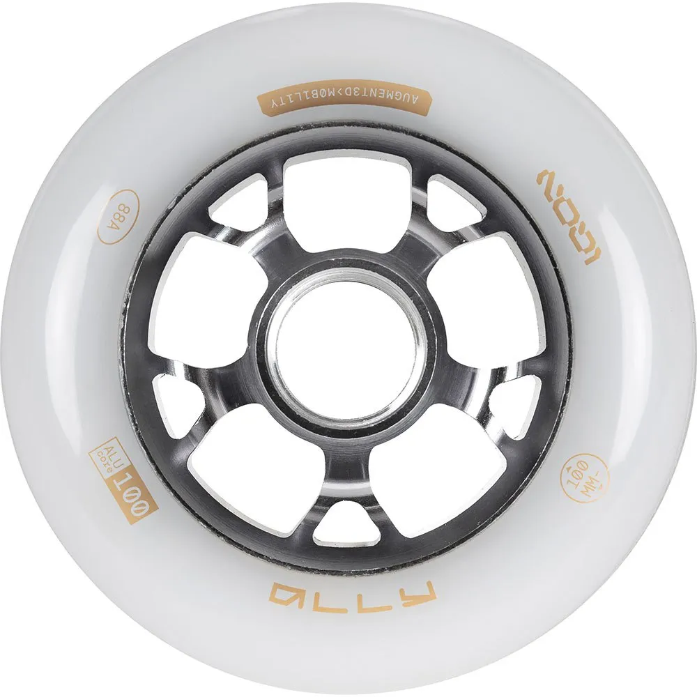 Iqon Ally White 100 88A skates wheels 3 units