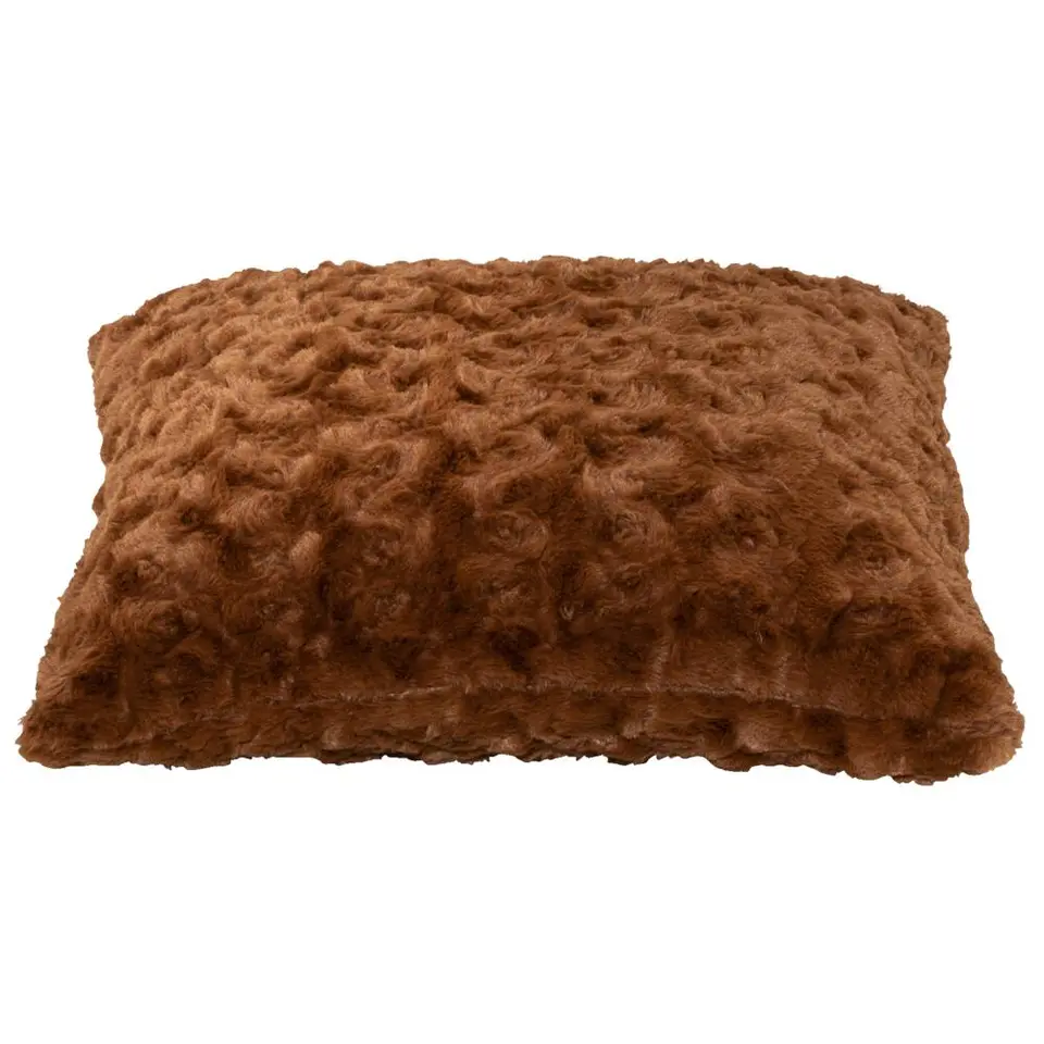 Sierkussen Hilde - karamelkleur - 45x45 cm