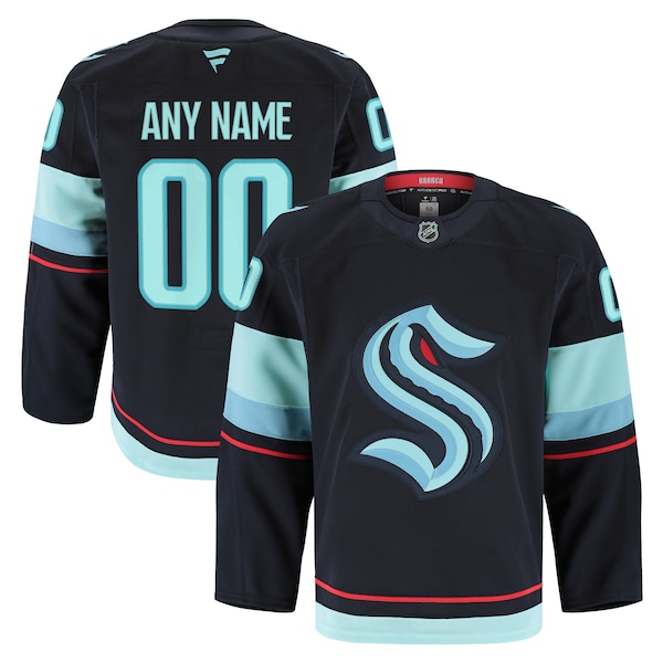Seattle Kraken  Home Authentic Pro Custom Jersey - Navy