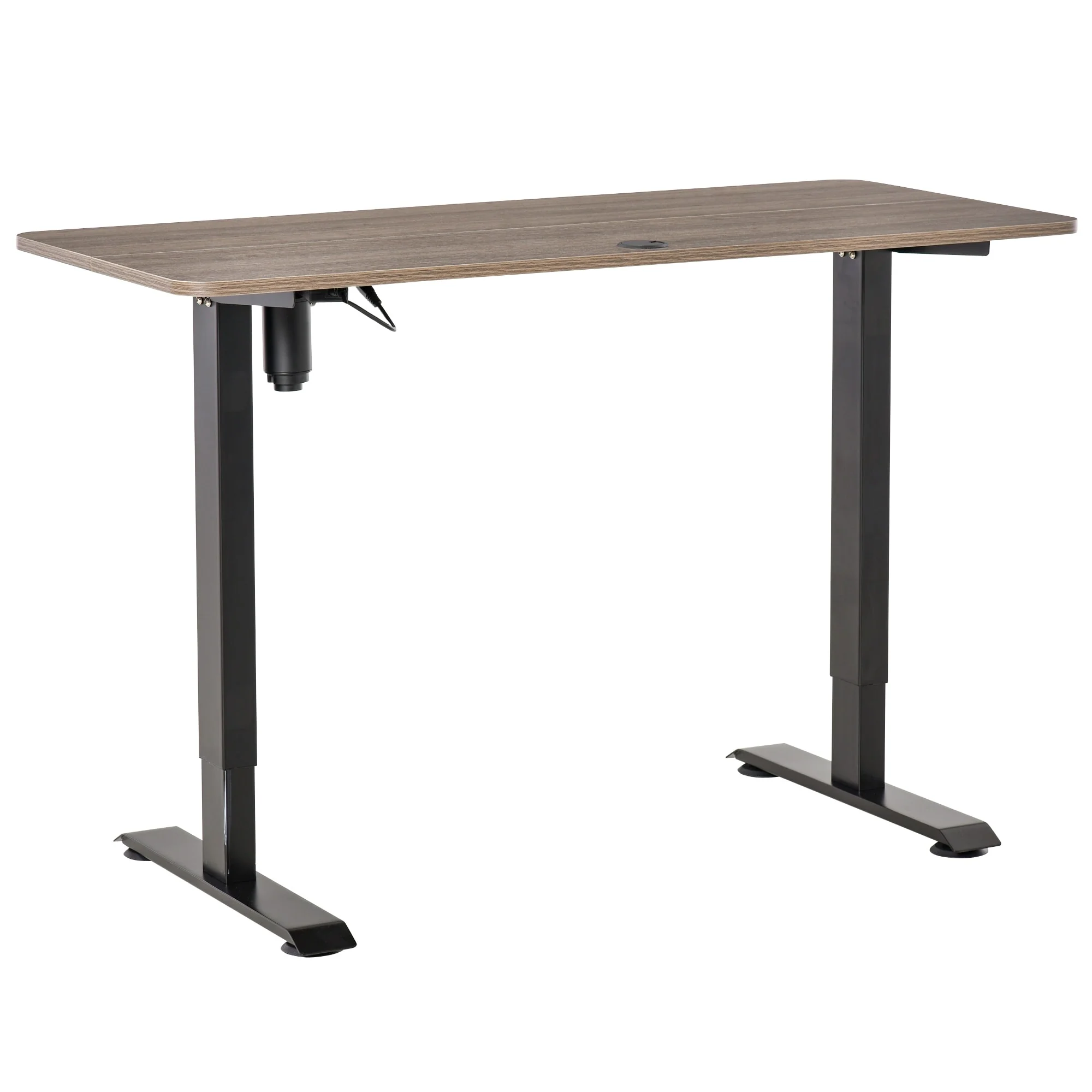 Vinsetto Electric Height Adjustable Standing Desk with 54 Desktop, 4 Memory Button Control and Anti-Collision System