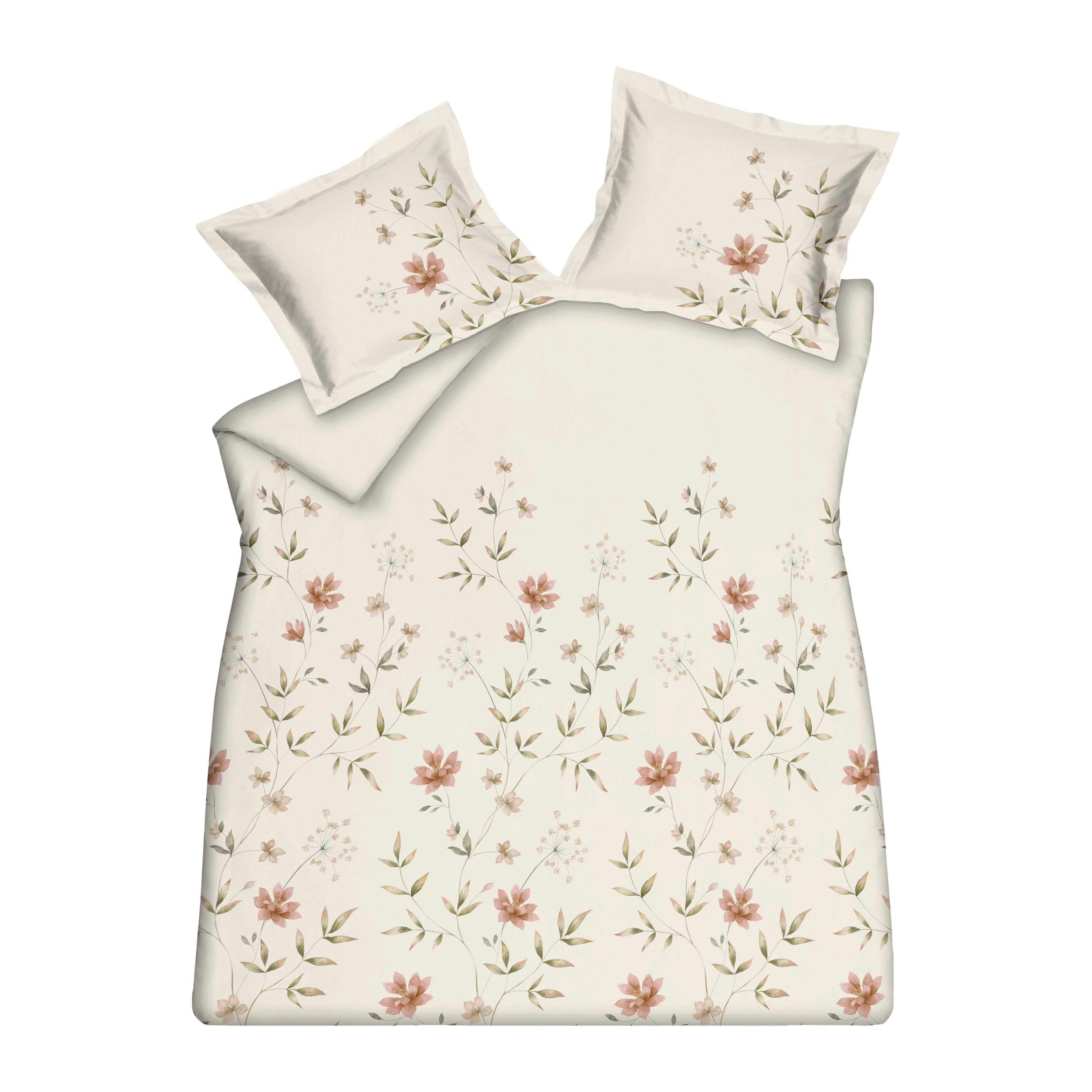 Vandyck Fleurine Dekbedovertrek 240 x 200/220 cm - Cream Tan