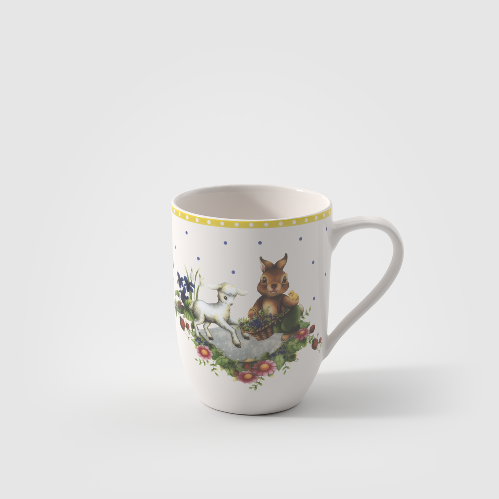 Spring Awakening Mug - Multi-colored, 9.9 oz, Premium Porcelain