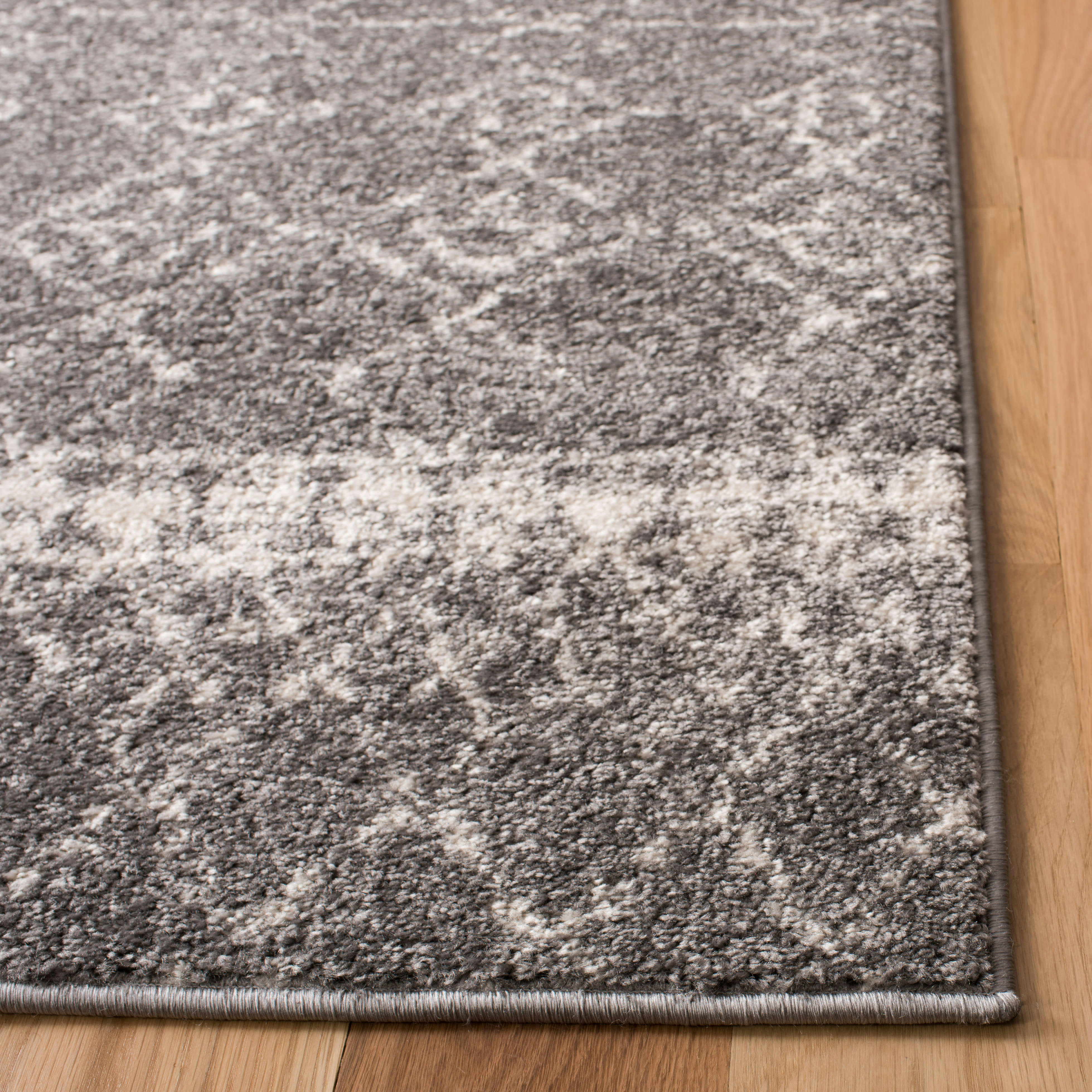 TULUM - Tapis de salon interieur en gris & ivoire, 183 x 274 cm