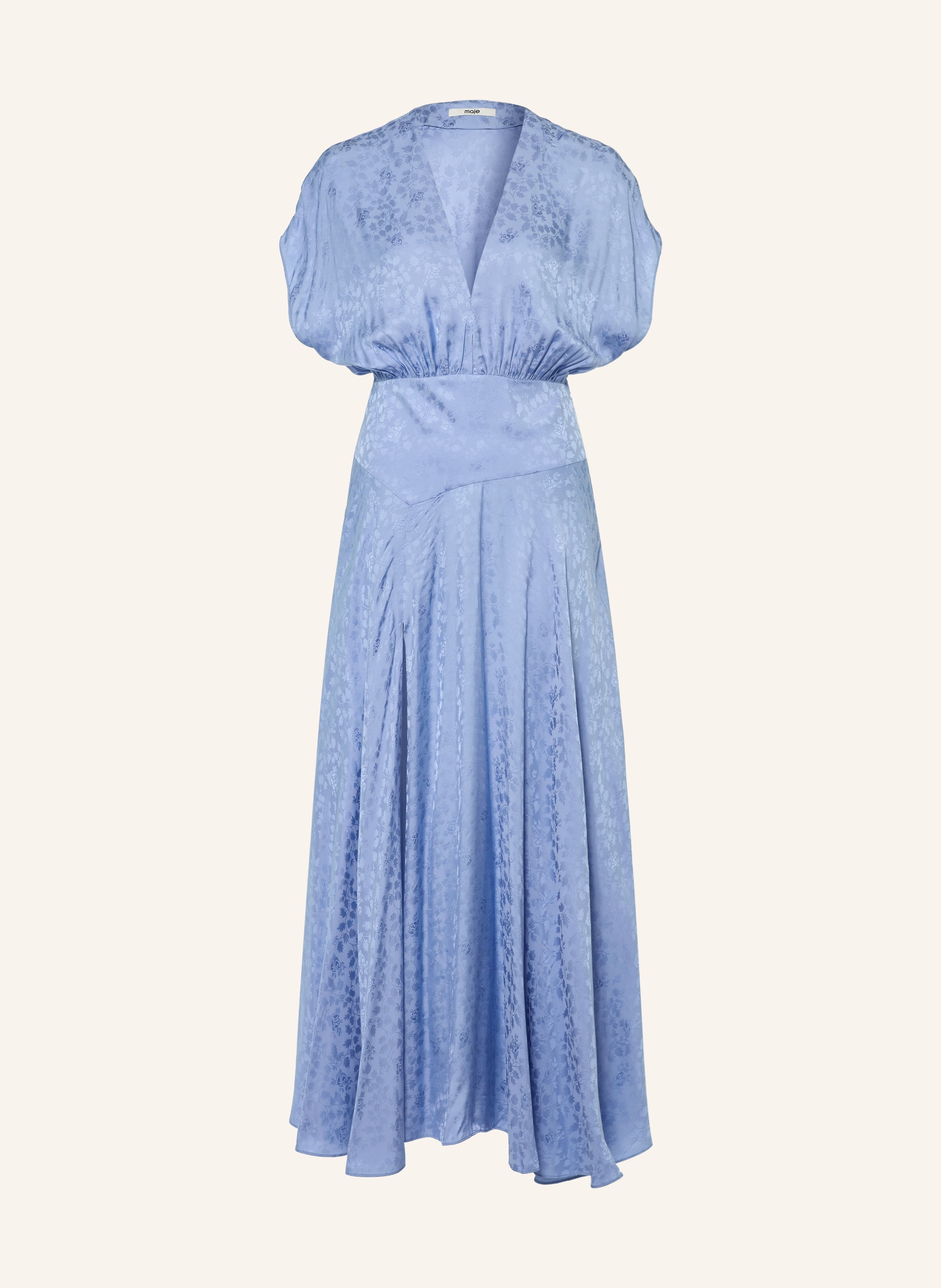 maje Jacquard-Kleid