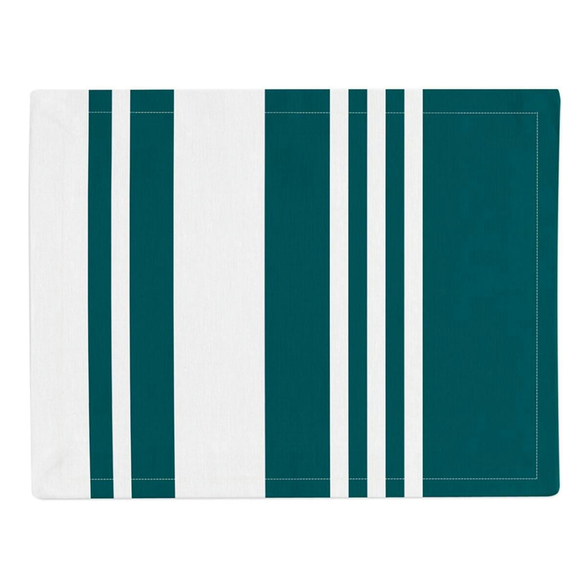 PAMPELUNE - Set de table coton Vert 41x52 cm