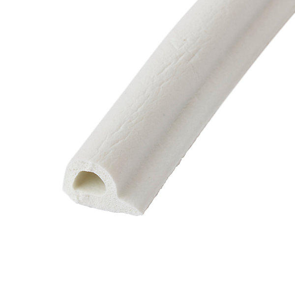 Joint caoutchouc adhésif profil P Volden blanc L.24 m