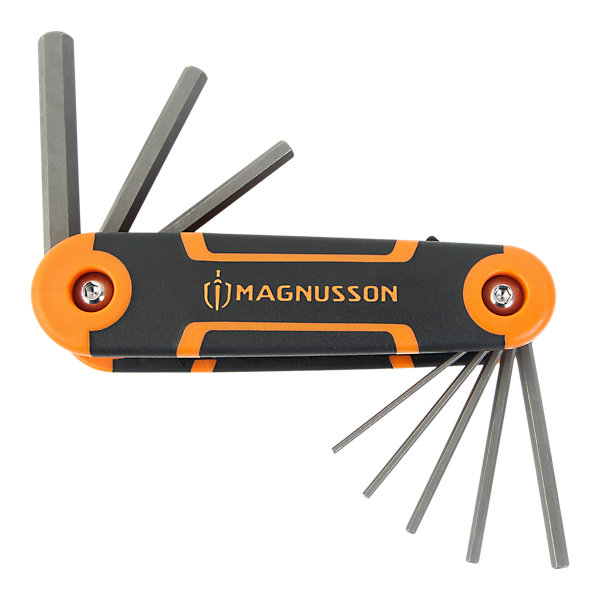 Clé 6 pans pliante Magnusson - 8 pièces